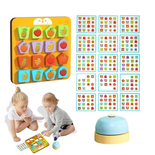 -Pädagogisches Puzzle für Kinder, passendes Spielzeug - 3D-Tier-Obst-Spielzeug, Formsortierung, Lernpuzzle - Sinnesspielzeug für Kleinkinder aus Holz, lustiges Tierpuzzle für die frühe Bildung von Aznever