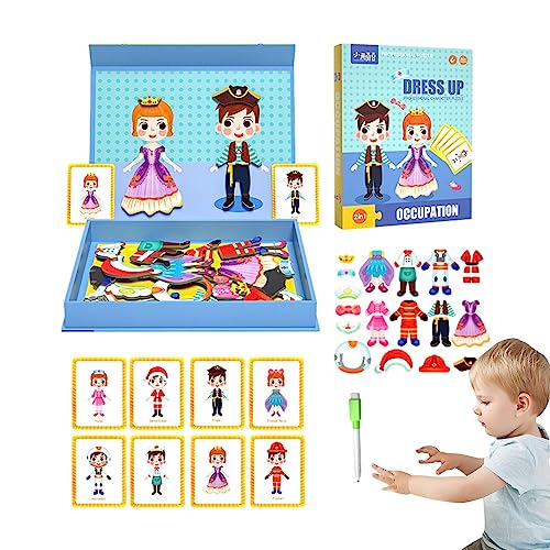 Puzzles für Kinder, Magnettafel-Puzzles | Magnetisches Puzzle-Brettspielzeug für Mädchen - Lustiges und kreatives Puzzle-Spielzeug für Zuhause, Schule, Reisen von Aznever