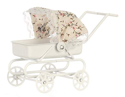 Dollhouse Miniature 1:12 Scale Baby Carriage with Tilt TOP #S8523 by Aztec Imports, Inc. von Aztec Imports, Inc.