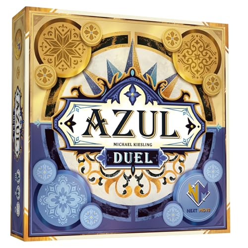 Azul Duel Brettspiel – Wettbewerbsfähiges Strategiespiel zum Platzieren von Ziegeln, tolle Mosaikkunst und schnelles Spiel für Kinder und Erwachsene, ab 8 Jahren, 2 Spieler, 30-45 Minuten Spielspaß von Azul