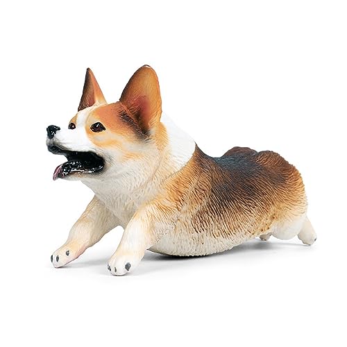 Azxcvbnm Realistische Shiba Inu Miniaturen Pädagogisches Spielzeug Schöne Welpen Miniaturen Bauernhof Hund Zuhause Zimmer Büro Kabinendekoration von Azxcvbnm