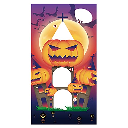 Azxcvbnm Trick Spielzeug Für Kinder/Erwachsene Hängende Flaggen Spielzeug Stress Abbauen Cartoon Halloween Flagge Sandsack Spielzubehör von Azxcvbnm