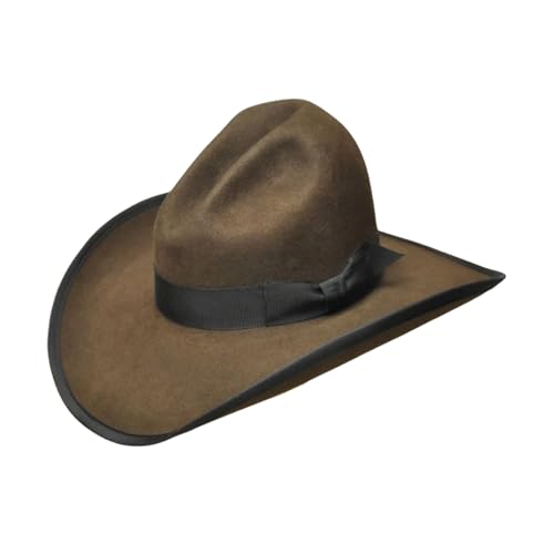 Azxcvbnm Western-Fedora-Hut für Maskeraden, auffälliger Musik-Hut, Festival-Hut, Halloween-Themenparty, gewebter Gürtel, Partyzubehör von Azxcvbnm