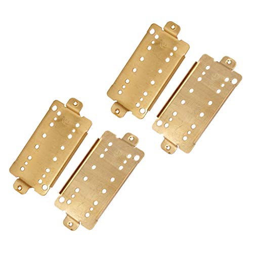 B Baosity 4er Pack 52mm E Gitarre Doppelspule Tonabnehmer Humbucker Grundplatte Messing von B Baosity