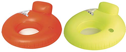 Best Sporting Wassersessel mit Rückenlehne, aufblasbar, gelb oder rot (2er Set) von B Best Sporting