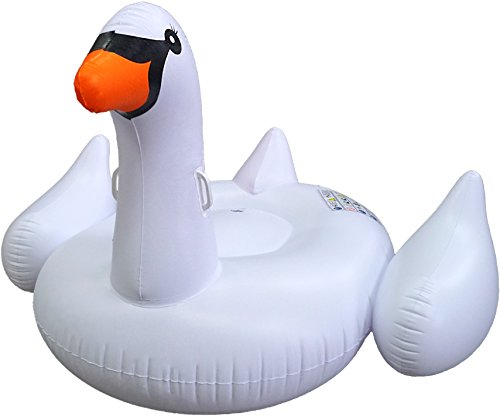 Best Sporting aufblasbares XXL Schwimmtier Schwan - weiß von B Best Sporting