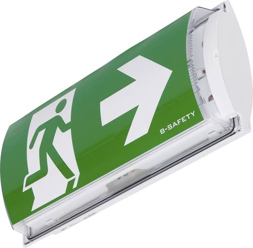 B-SAFETY BR561030 LED Fluchtweg-Notbeleuchtung Wandaufbaumontage Ausgang, Rettungsweg, rechts, links von B-SAFETY