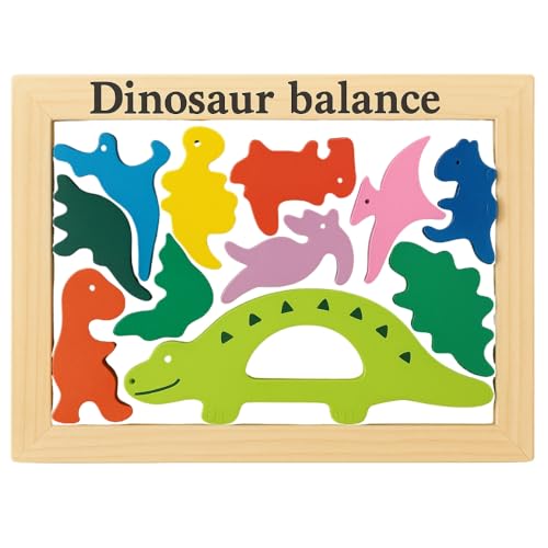 B&G International Balancespiel Dinosaurier aus Holz, 11-teilig, bunt, spielerisches Lernspiel für Kinder B&G International Balancespiel Dinosaurier aus Holz, 11-teilig, bunt, spielerisches Lernspiel für Kinder von B&G International