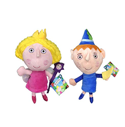 Ben und Holly's kleines Königreich - Ben & Holly Plüschtiere Super Soft Qualität (20CM, Pack Ben & Holly) von Ben & Holly