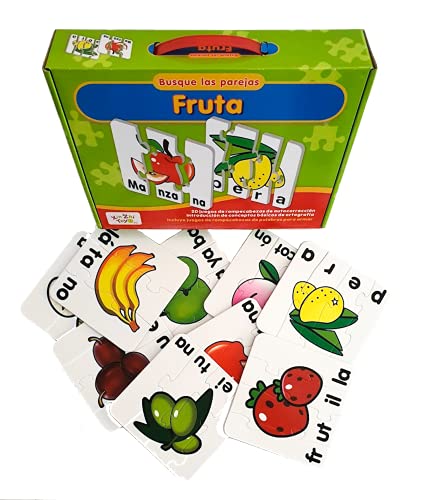 BP 55082 20 en 1Aprende las Frutas Aprende Puzzle, Für Kinder von B&P