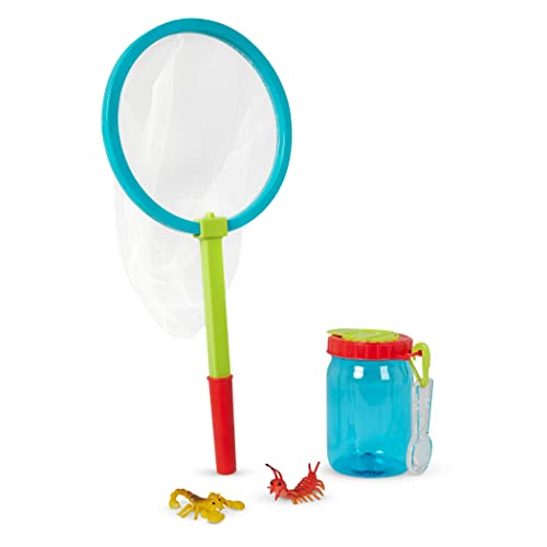 B. toys BX2272C6Z Catcher's B. – Bug Insect Catching Set – Net, Jar, Magnifier – Outdoor Toys for Kids – 4 Years + – Mini Catcher’s Kit, Multi von B.