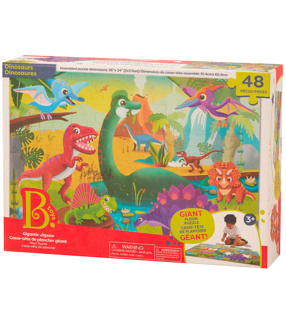 B. toys Bodenpuzzle - 48 Teile - Dino - B. toys - One Size - Puzzlespiele B. toys Bodenpuzzle - 48 Teile - Dino - B. toys - One Size - Puzzlespiele von B. toys