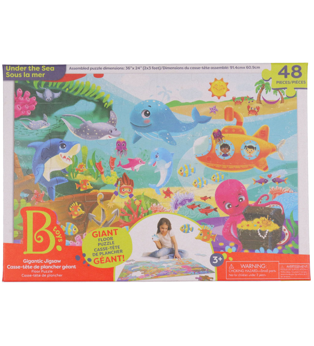 B. toys Bodenpuzzle - 48 Teile - Unter dem Meer - B. toys - One Size - Puzzlespiele B. toys Bodenpuzzle - 48 Teile - Unter dem Meer - B. toys - One Size - Puzzlespiele von B. toys