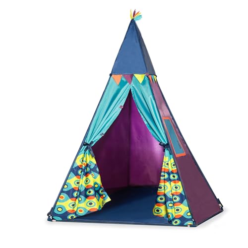 B. toys Tipi Zelt für Kinder mit Laterne für Licht – Spielzelt für Drinnen, Kinderzimmer, Indoor – Kinderzelt für Jungen und Mädchen ab 3 Jahren von B.