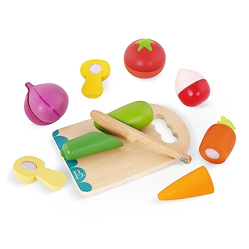 B. Toys Chop 'n' Play-Spiel-Gemüse aus Holz, mit Schneidebrett und kindersicherem Messer, geeignet für Kinder ab 2 Jahren B. Toys Chop 'n' Play-Spiel-Gemüse aus Holz, mit Schneidebrett und kindersicherem Messer, geeignet für Kinder ab 2 Jahren von B.