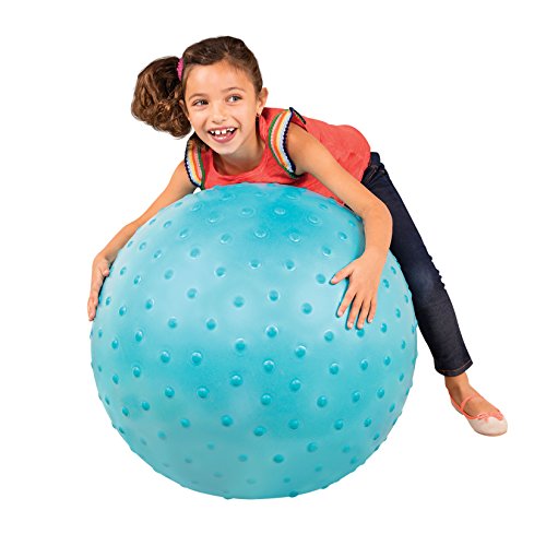 B. toys Großer Kinder Hüpfball 66 cm, blauer Sprungball mit Noppen und Handpumpe zum Spielen, Sitzen und Hüpfen – für Mädchen und Jungen ab 3 Jahren von B.