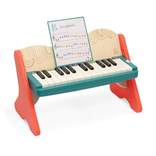 B. toys Spielzeug Klavier aus Holz mit Liederbuch, Piano Holzspielzeug, Musikspielzeug, Musikinstrument zum Klavier spielen lernen für Kinder ab 3 Jahren B. toys Spielzeug Klavier aus Holz mit Liederbuch, Piano Holzspielzeug, Musikspielzeug, Musikinstrument zum Klavier spielen lernen für Kinder ab 3 Jahren von B.