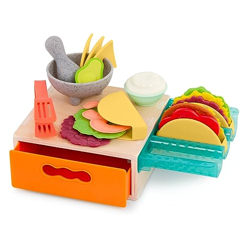 B. Toys – Taco Play Set – Toy Tacos & Cooking Accessories – Role-Play Set – Food Toys for Kids – 3 Years + – Mini Chef - Tiny Taco Playset von B.