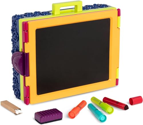 B. toys Tragbare Maltafel für Kinder mit Kreidetafel und Whiteboard – mit Zubehör Kreide, Schwamm, Whiteboard Stifte – Spielzeug ab 2 Jahren (7 Teile) von B.