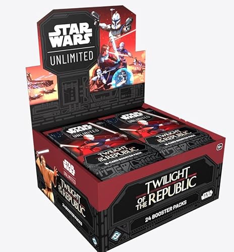 BA-Yugiohshop FFG – Star Wars: Unlimited – Twilight of The Republic Booster Display (24 Booster) inklusive Versandschutz (Englisch) von BA-Yugiohshop