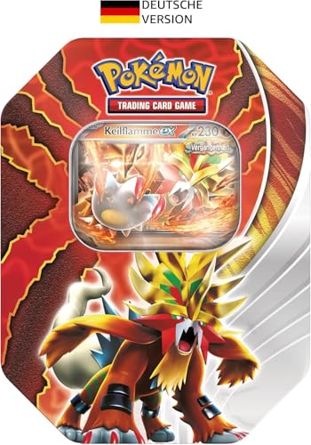 BA-Yugiohshop Pokemon Tin Furienblitz/Eisenfels/Keilflamme/eisenhaupt Deutsch inklusive Versandschutz (Keilflamme) von BA-Yugiohshop