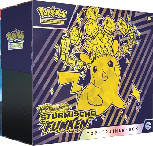 Pokemon Stürmische Funken Top Trainer Box Deutsch mit BA-Yugiohshop Versandschutz von BA-Yugiohshop