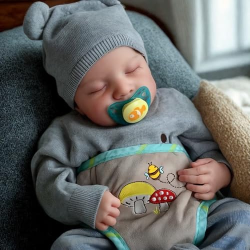 BABESIDE Reborn Baby–20 Zoll Babypuppe Aus Weichem Vinyl, Lebensechte Babypuppen Junge Wie Echt, mit -Outfit und Zubehör füR Kindergeburtstagsgeschenk von BABESIDE