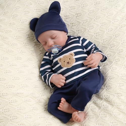 BABESIDE Reborn Babypuppen Jungen Noah – 20 Zoll Reborn Puppen Lebensecht, echte Neugeborene Babypuppen, Ganzkörper-Viny von BABESIDE