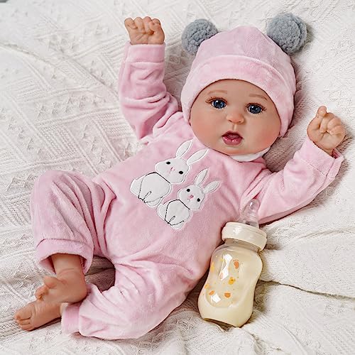 BABESIDE Reborn Babypuppen Mädchen Neugeborenes Baby 20 Zoll Lebensechte Babypuppen Realistische Bailyn Reborn Baby Wie Echtes Baby Newborn Puppe Real Life Baby Dolls von BABESIDE