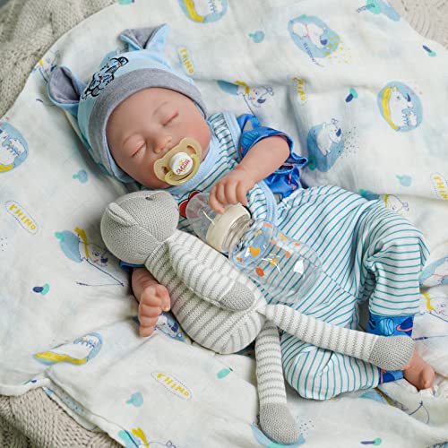 BABESIDE Lebensechte Babypuppen Connie – Entzückende 20-Zoll-Reborn Babypuppe aus weichem Vinyl, Echte Reborn Toddler mit komplettem Zubehör, perfekt zum Kuscheln, Spielen und Verschenken von BABESIDE