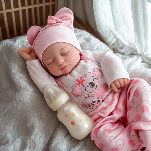 BABESIDE Reborn Baby Puppe Connie – 20 Zoll Weiches Vinyl, Lebensechte Babypuppen, Reborn Baby Mädchen mit Komplettem Zubehör zum Kuscheln, Spielen und Schenken von BABESIDE