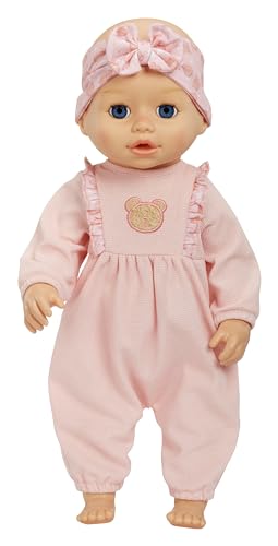 BABY Born Learn to Walk Baby Doll Annabell - Blue Eyes: Realistische Funktionen für Kinder ab 3 Jahren, Spaziergänge, Krabbeln, Sitzen & Kicks, Augen öffnen und schließen, mehrere Soundeffekte von BABY Born