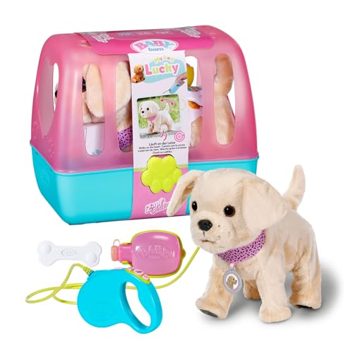 BABY born Mein Hund Lucky mit 5 verschiedenen Funktionen, für Kinder ab 3 Jahren, funktioniert mit Batterien, 835869 Zapf Creation von BABY Born