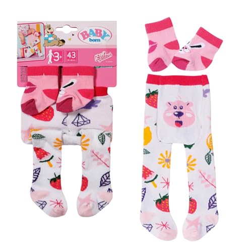 BABY Born 836064 Strumpfhose und Socken Puppen Set Nicht frei wählbar Zapf Creation, [Multi], 43 cm von BABY Born