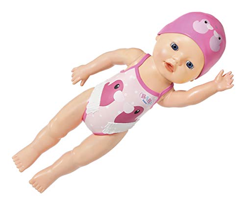 BABY born 827901 My First Swim Girl Puppe für das Wasser mit Aufziehfunktion, 30 cm von BABY Born