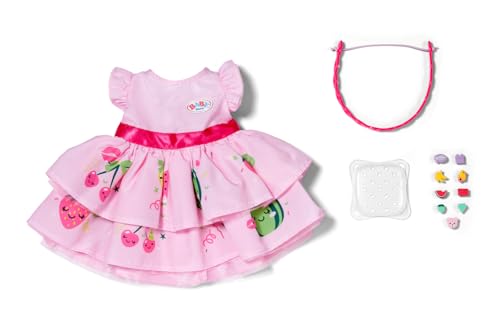 BABY born Kleid Pin-Play, Set aus Kleid und Haarband für 43cm Puppen mit Pins zum verzieren inkl. Aufbewahrungsbox, 837269 Zapf Creation von BABY Born