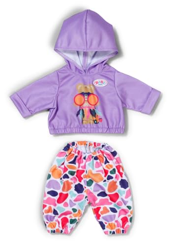 BABY born Hoodie-Outfit mit Hose und Oberteil für 43cm Puppen, 837306 Zapf Creation von BABY Born