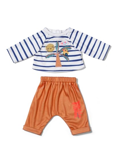 BABY born Outfit Palmen aus gestreiftem Langarm-Shirt mit Palmenmotiv und Jogginghose für 43cm Puppen, 871614 Zapf Creation BABY born Outfit Palmen aus gestreiftem Langarm-Shirt mit Palmenmotiv und Jogginghose für 43cm Puppen, 871614 Zapf Creation von BABY Born