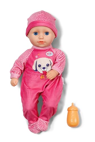 BABY born Anna mit pinken Strampler, weiche 36cm große Babypuppe mit Stoffkörper und Schlafaugen inkl. Fläschchen BABY born Anna mit pinken Strampler, weiche 36cm große Babypuppe mit Stoffkörper und Schlafaugen inkl. Fläschchen von BABY Born