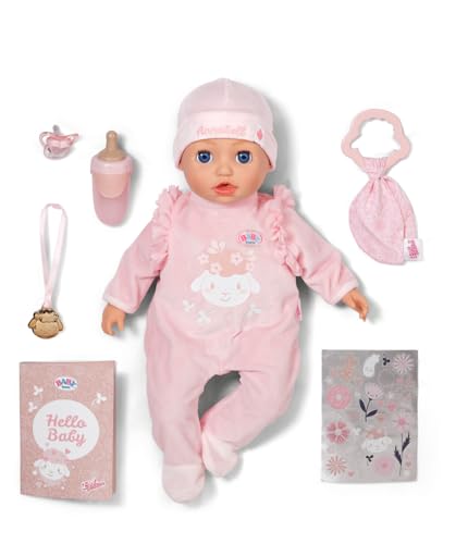 BABY born Annabell 43 cm - Weiche Babypuppe mit 7 elektronischen Funktionen & Sound - Geeignet für Kinder ab 3 Jahren - Puppe inkl. Zubehör - Benötigt Batterien BABY born Annabell 43 cm - Weiche Babypuppe mit 7 elektronischen Funktionen & Sound - Geeignet für Kinder ab 3 Jahren - Puppe inkl. Zubehör - Benötigt Batterien von BABY Born