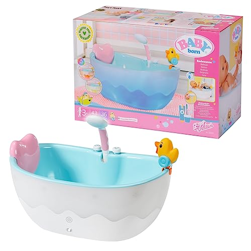 BABY born Badewanne für Puppen mit Farbwechsel, Dusch-und Soundfunktion, funktioniert auch mit echtem Wasser, 832691, Zapf Creation, ['Multi-colored'] von BABY Born