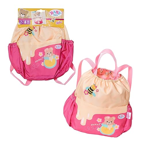 BABY born Bärenrucksack mit verstellbaren Gurten und Öffnung, für Kinder ab einem Jahr geeignet, 834831 Zapf Creation, Braun BABY born Bärenrucksack mit verstellbaren Gurten und Öffnung, für Kinder ab einem Jahr geeignet, 834831 Zapf Creation, Braun von BABY Born