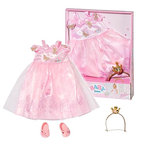 BABY born Deluxe Prinzessin, Prinzessinnenkleid mit Krone, Haarband und Schuhen für 43 cm Puppen, 834169 Zapf Creation BABY born Deluxe Prinzessin, Prinzessinnenkleid mit Krone, Haarband und Schuhen für 43 cm Puppen, 834169 Zapf Creation von BABY Born