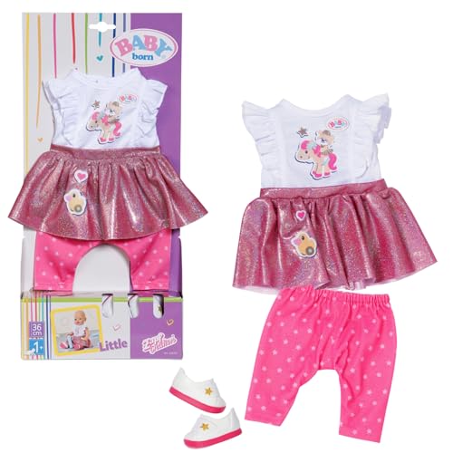 BABY born Lieblingsoutfit 36cm, Shirt mit Leggings und Schuhen für 36 cm Puppen, 836330 Zapf Creation von BABY Born