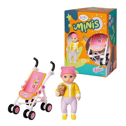BABY born Minis Kinderwagen-Spielset mit Minis-Puppe Eli und Kuscheltier, 906156 Zapf Creation BABY born Minis Kinderwagen-Spielset mit Minis-Puppe Eli und Kuscheltier, 906156 Zapf Creation von BABY Born