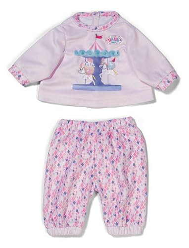 BABY born Schlafanzug - Mit langärmligen Shirt & bunter Leggins - Hochwertige Puppenbekleidung - Puppenzubehör für alle Puppen der Größe 43 cm BABY born Schlafanzug - Mit langärmligen Shirt & bunter Leggins - Hochwertige Puppenbekleidung - Puppenzubehör für alle Puppen der Größe 43 cm von BABY Born
