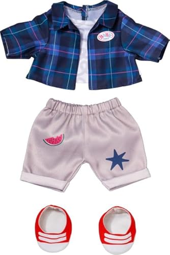 BABY born Teddy Outfit mit Cooler Hose, Shirt, Jacke und Schuhen in 43cm, 837184 Zapf Creation von BABY Born