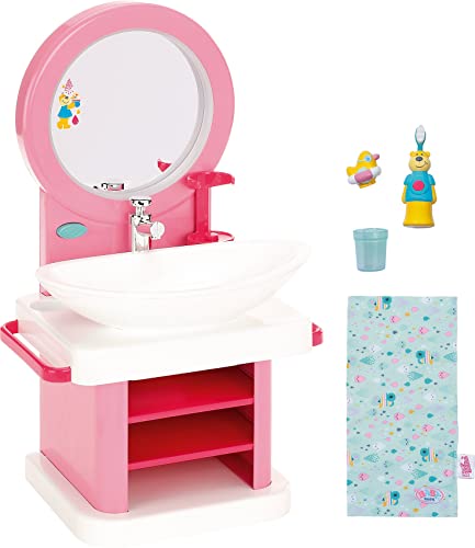 BABY born Waschtisch mit Licht- und Soundeffekten für Puppen mit vibrierender Zahnbürste, Zahnputzbecher und Handtuch, 831953 Zapf Creation BABY born Waschtisch mit Licht- und Soundeffekten für Puppen mit vibrierender Zahnbürste, Zahnputzbecher und Handtuch, 831953 Zapf Creation von BABY Born