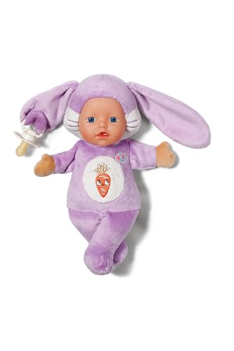BABY born for Babies Hase weiche 26 cm Puppe mit Langen Ohren zum Schnuller befestigen, mit Fingertaschen, für Neugeborene, Lila BABY born for Babies Hase weiche 26 cm Puppe mit Langen Ohren zum Schnuller befestigen, mit Fingertaschen, für Neugeborene, Lila von BABY Born