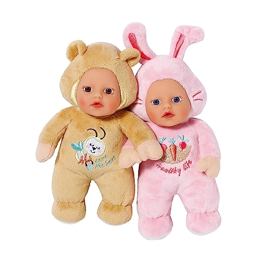 BABY born for babies Cutie, weiche Puppe mit Knisterfolie, 18 cm große Puppen, 832301 Zapf Creation von BABY Born